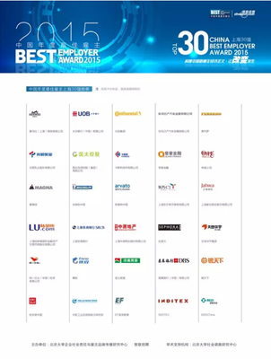 统一企业荣膺2015中国年度最佳雇主 卓越人才战略驱动品牌新高度